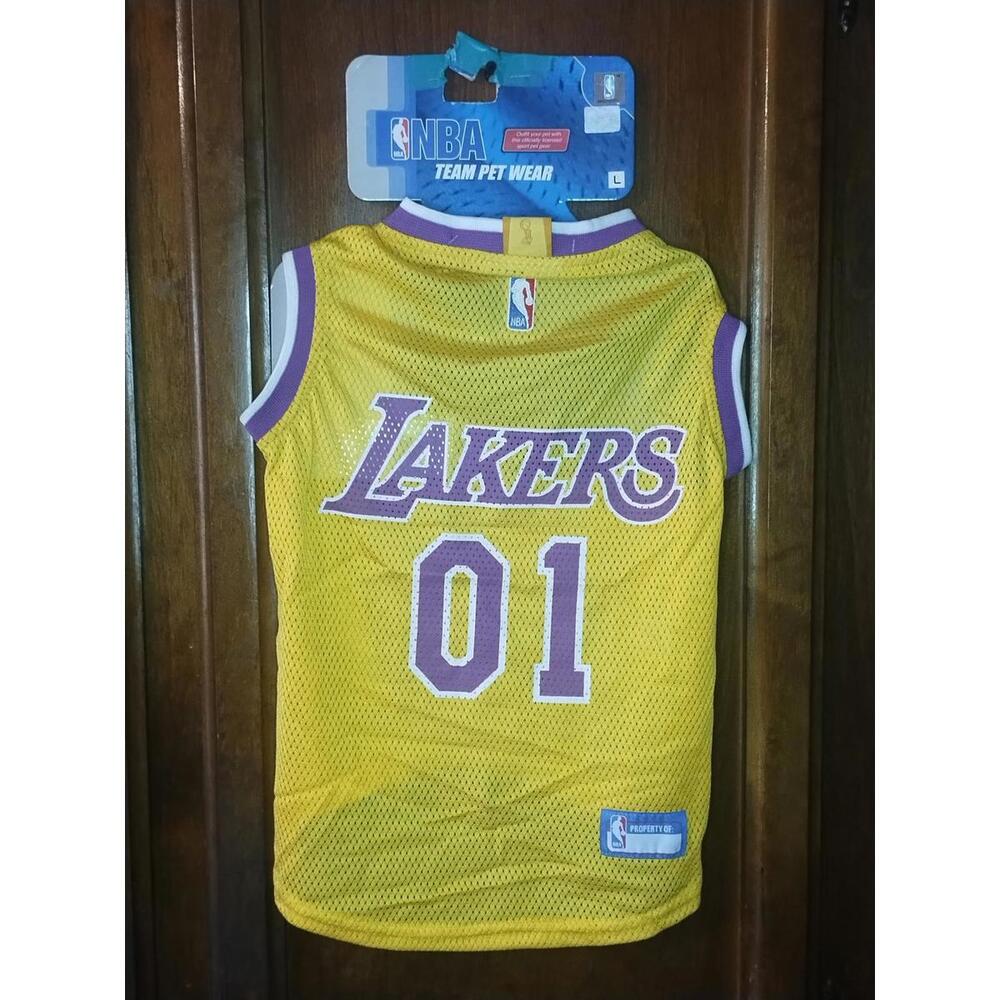 Los Angeles Lakers‎ dog team jersey size large